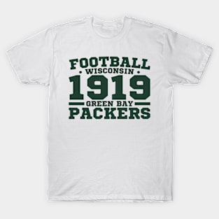 Football Wisconsin 1919 Green Bay Packers T-Shirt